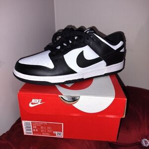 Nike Dunk Low Black and White Sneakers